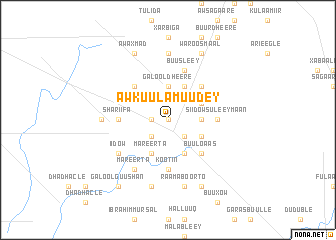 map of Aw Kuulamuudey