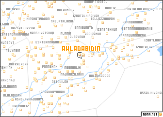 map of Awlād ‘Ābidīn