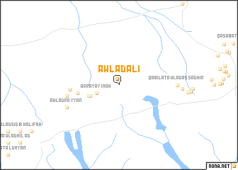 map of Awlād ‘Alī