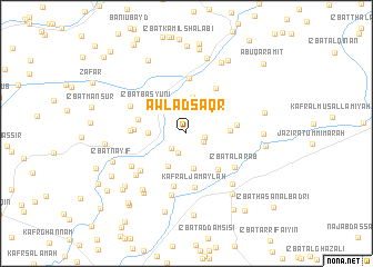 map of Awlād Şaqr