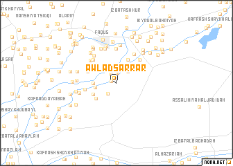 map of Awlād Sarrār