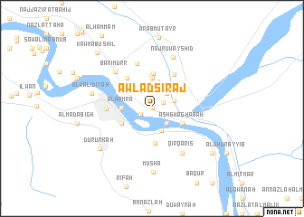 map of Awlād Sirāj