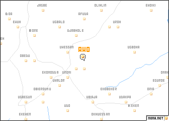 map of Awo