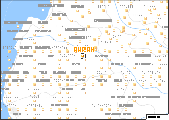 map of ‘Awrah