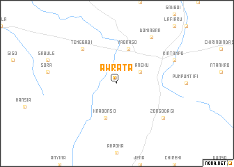 map of Awrata