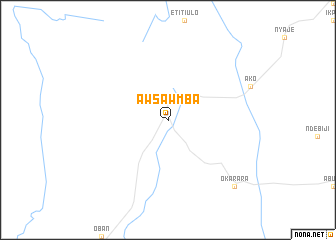 map of Awsawmba