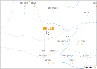 map of Awulu