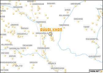 map of Awwal Khān