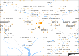 map of Axpe