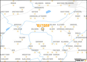 map of Axtorp