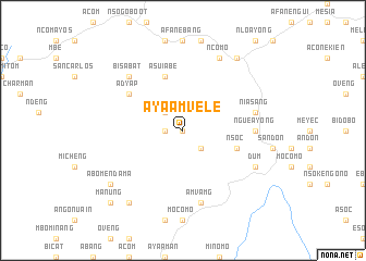 map of Ayaamvele