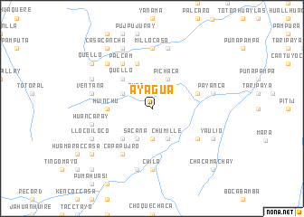 map of Ayagua