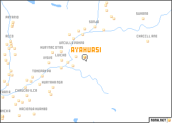 map of Ayahuasi