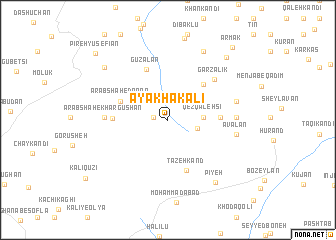 map of Ayākhakālī