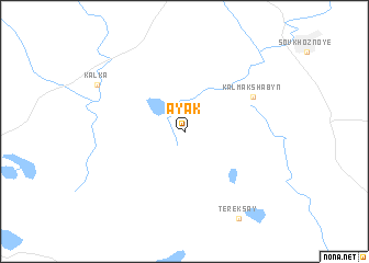 map of Ayak