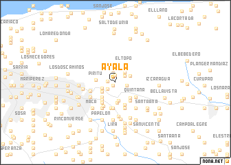 map of Ayala
