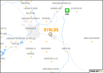 map of Ayalos