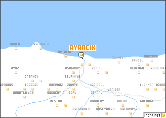 map of Ayancık