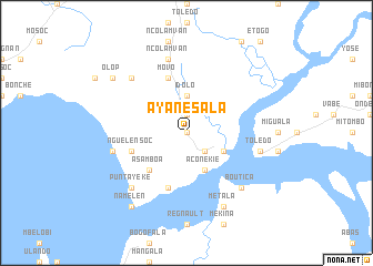 map of Ayanesala