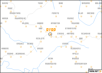 map of Ayap