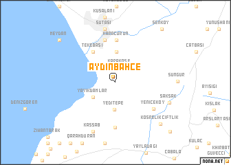 map of Aydınbahçe