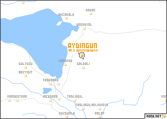 map of Aydıngün