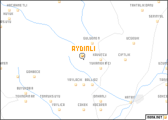 map of Aydınlı