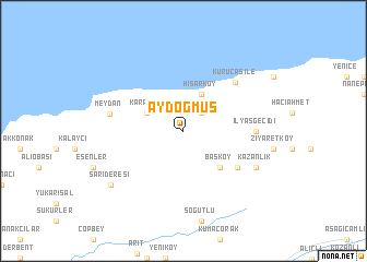 map of Aydoğmuş