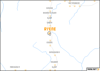 map of Ayéné