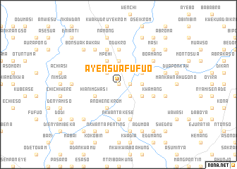 map of Ayensua Fufuo