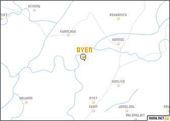 map of Ayen