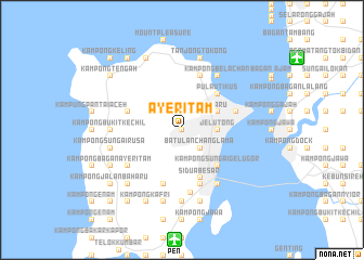 map of Ayer Itam