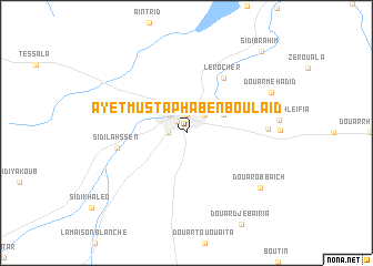 map of Ayet Mustapha Ben Boû Laʼïd