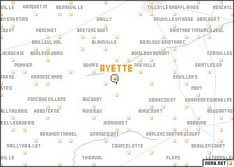 map of Ayette