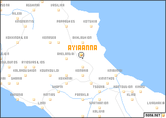 map of Ayía Ánna