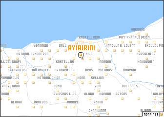 map of Ayía Iríni