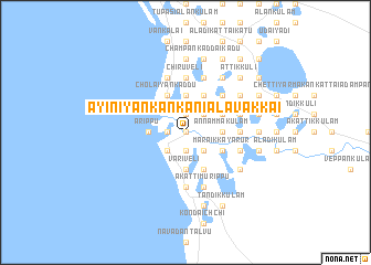 map of Ayiniyankankani Alavakkai