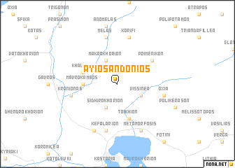 map of Áyios Andónios