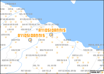 map of Áyios Ioánnis