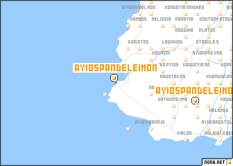 map of Áyios Pandeleḯmon