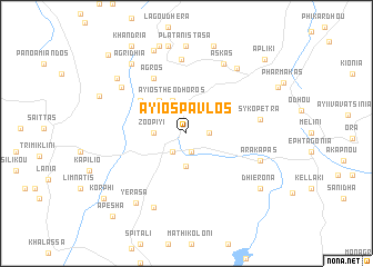 map of Ayios Pavlos