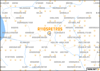 map of Áyios Pétros