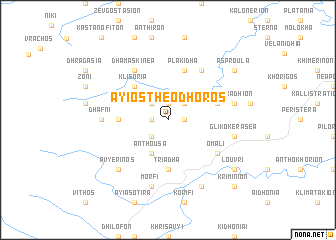 map of Áyios Theódhoros