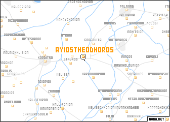 map of Áyios Theódhoros