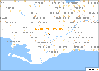 map of Áyios Yeóryios