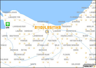 map of Ayiovlasítika