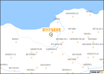 map of Ayıtdere