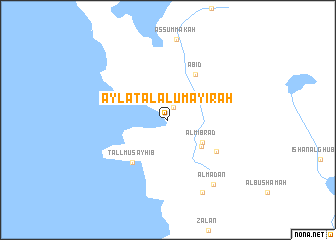 map of ‘Aylat Āl al ‘Umāyirah