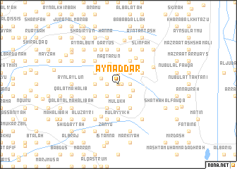 map of ‘Ayn ad Dār