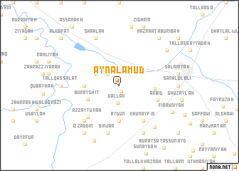 map of ‘Ayn al ‘Āmūd